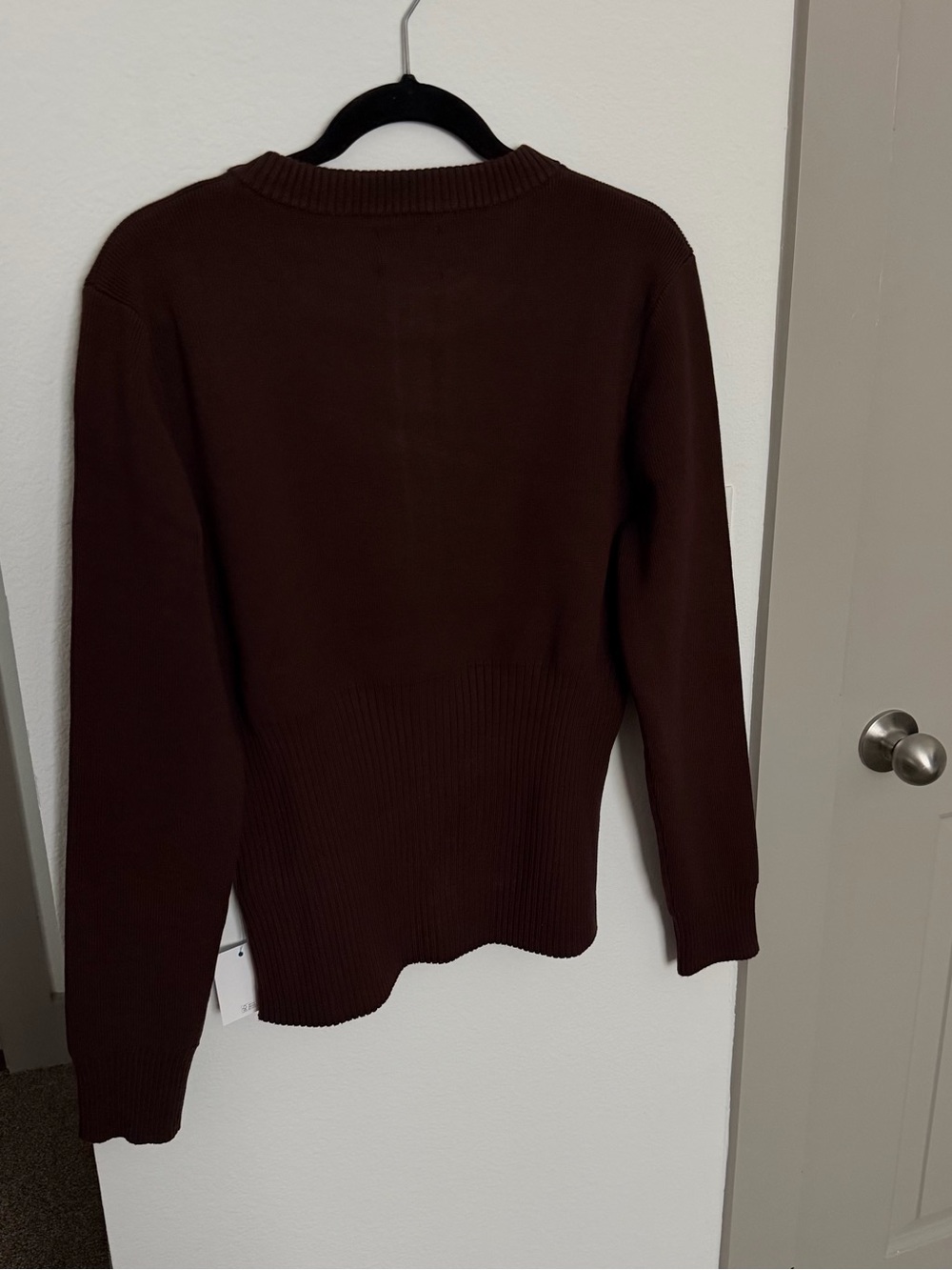 Aligne Brown Ribbed Button Cardigan - Picture 6 of 6
